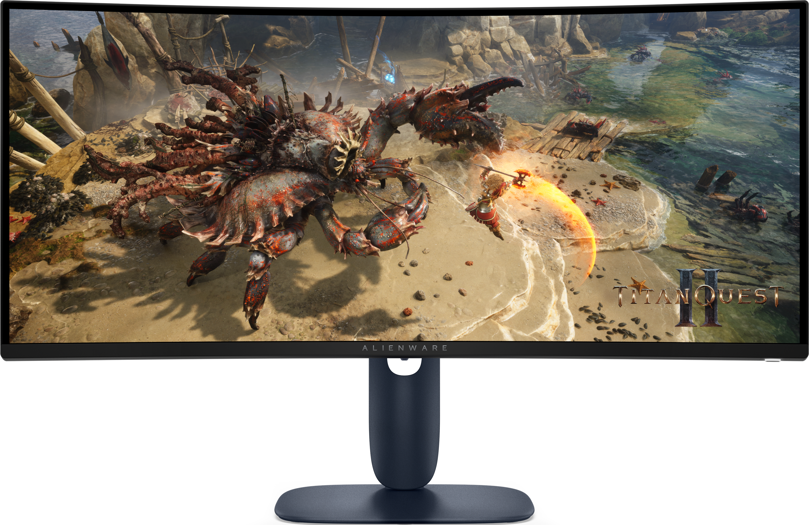  Dell Alienware 34 Curved Gaming Monitor (AW3425DWM) – 34” Ultrawide WQHD 3440×1440, 180Hz Refresh Rate, VA Panel, 1ms Response Time, AMD FreeSync Premium, HDR Display